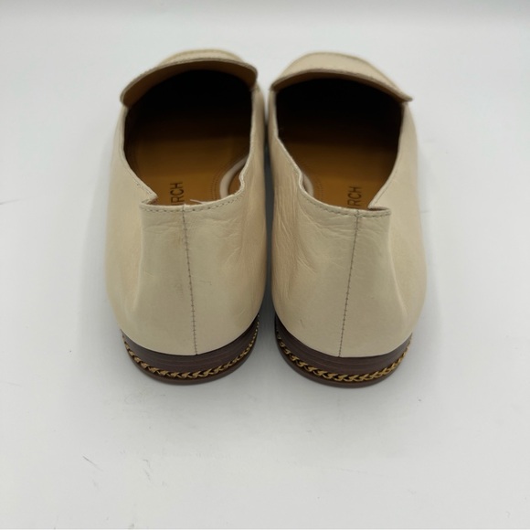 Tory Burch Cream Leather Loafers - Picture 5 of 10